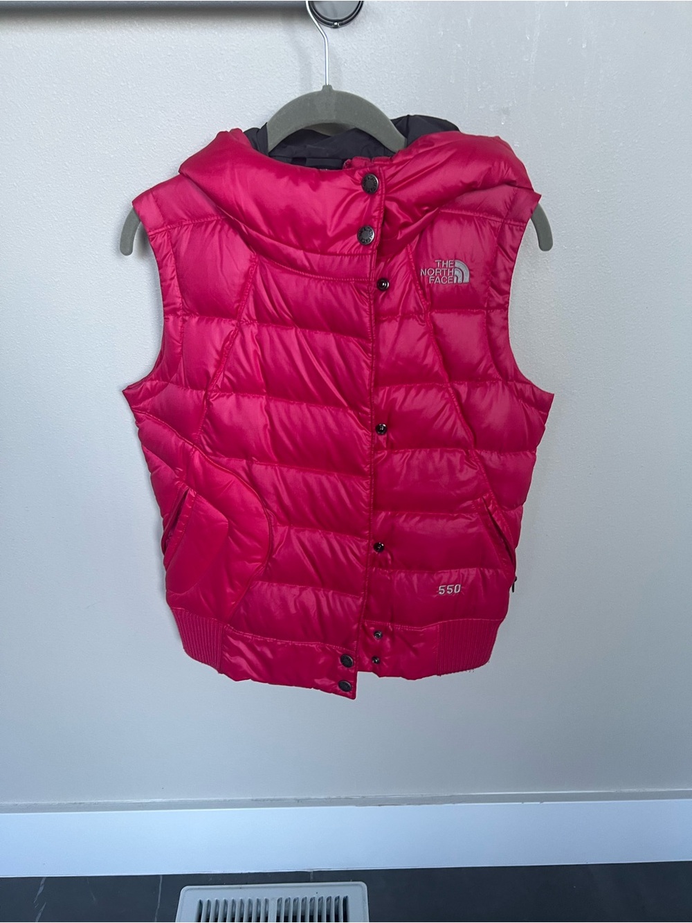 The North Face Hot Pink Puffer Vest